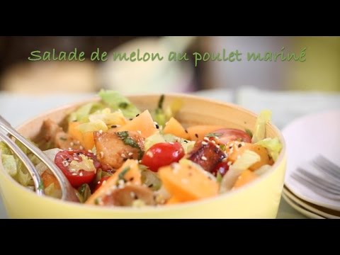 Vidéo: Salade De Poulet Au Melon