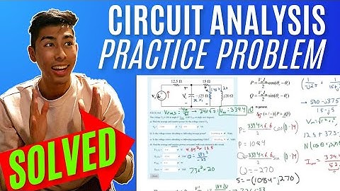 Networks Analysis | Ch.10 Sinusoidal Steady-State Power Calculations | P10.16_9ed : The voltage V...