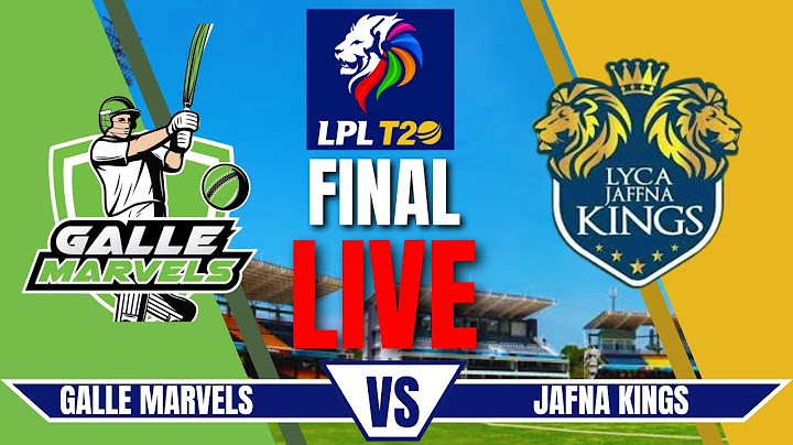 🏆Live LPL Final Match Galle Marvels vs Jaffna Kings Live Match Streaming Colombo Stadium #cricket