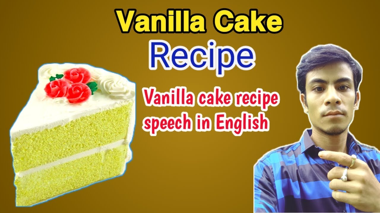 Vanilla cake with oven/vanilla cake recipe/vanilla cake recipe speech/cake/ YouTube