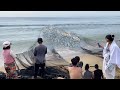 Mấy anh trai cơ bắp cuồn cuộn vào trải nghiệm kéo cá với người dân || kết quả khá bất ngờ