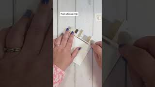 easy cardmaking technique - zigzag strips with the Cutest Crew stamp set from @stampinup