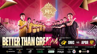 LIVE | GRAND FINALS | M5 World Championship | (PH)