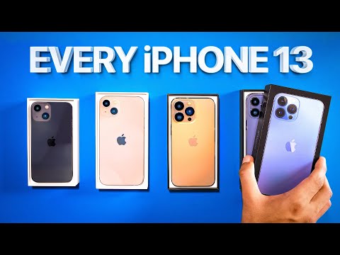 iPhone 13 - UNBOXING ALL OF THEM