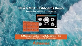 Messages - View all live NMEA sentences in real time | Actisense screenshot 5