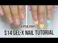 HOW TO GEL EXTENSIONS : $14 AMAZON PASTEL NAILS | FOR BEGINNERS