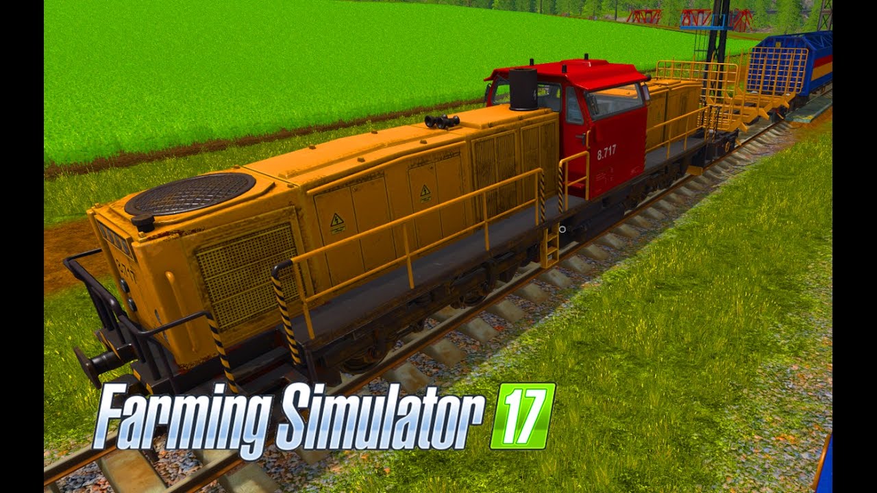 Farming Simulator 17 - E6 - Train Ride | Gameplay | Let's Play - YouTube
