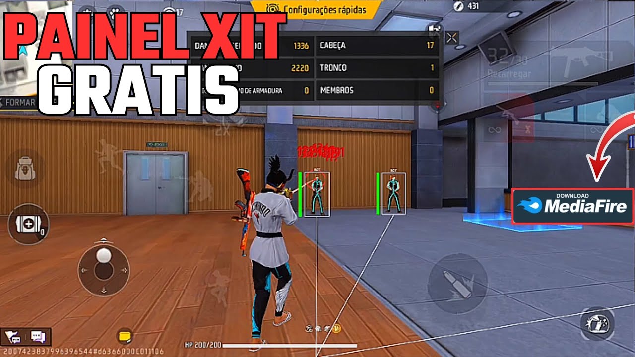 😈NEW PAINEL MOD MENU FFH4X FF HEADTRICK XIT GRATIS ANDROID ANT BAN IOS SERVIDOR LINK MEDIAFIRE