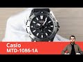 Кварцевые часы ходят как механические / Casio MTD-1086-1A - Обзор и Настройка