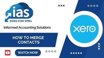 Xero Tips - How to merge contacts