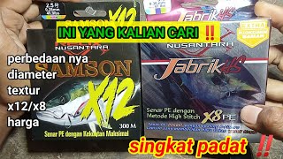 PE RELIX SAMSON X12 DAN JABRIK HS.
