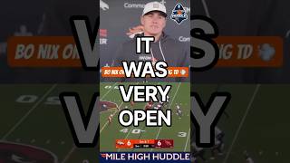 #Broncos QB Bo Nix Reflects on His