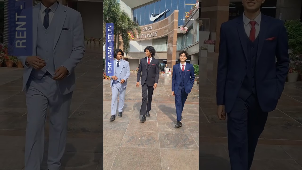 Formal suits - rent at just 10% on MRP. ....