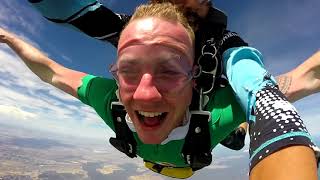 Tandem Skydiving Video - Skydive Jurien Bay - Sean Connolly