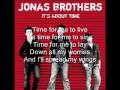 02 time for me to fly its about time jonas brothers hq  lyrics