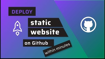 🟠 Deploy Static Website using github  pages within minutes
