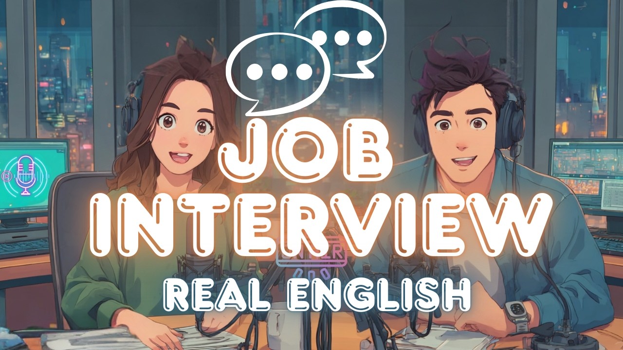 English Job Interview Conversation — Real English Listening Practice