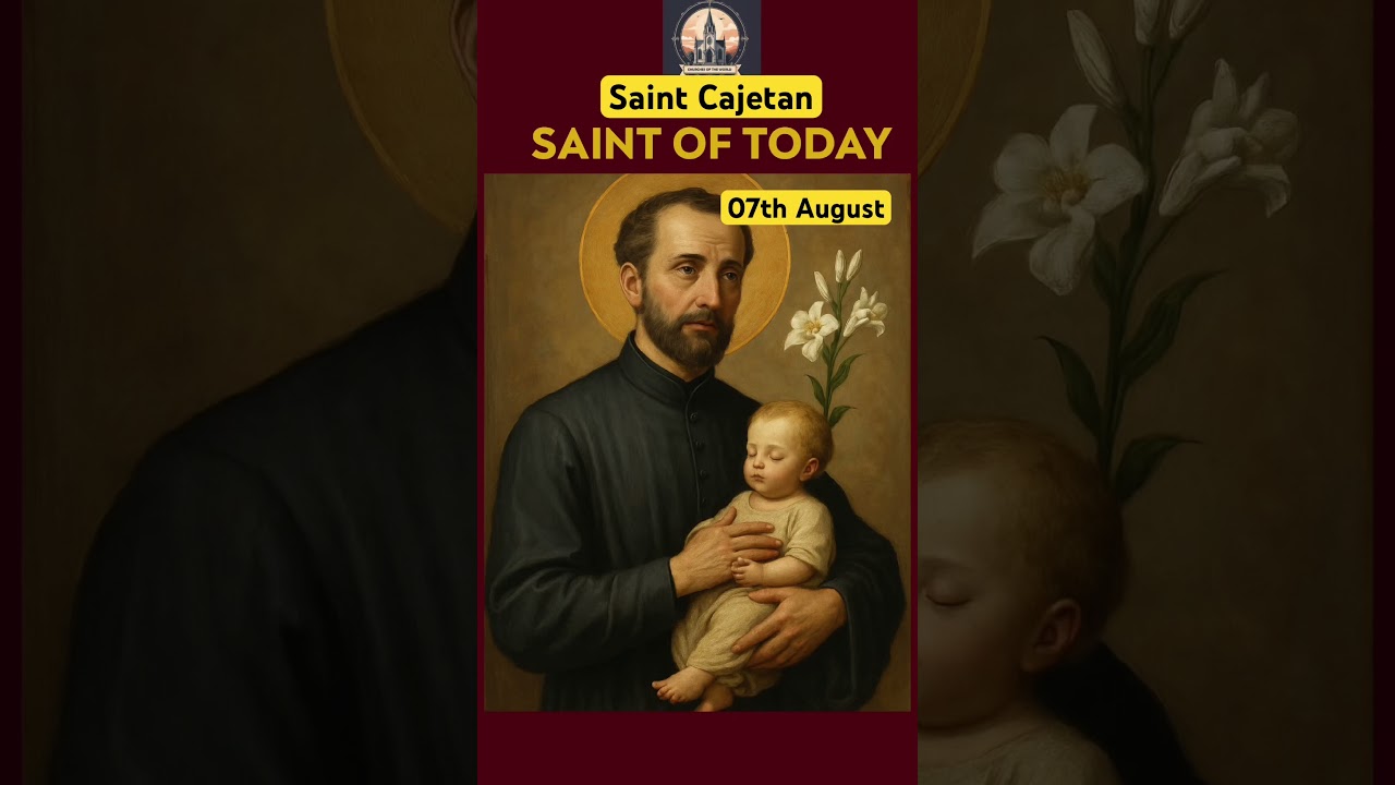 Subscribe for daily faith reminders. Today catholic church is celebrating Saint Cajetan 