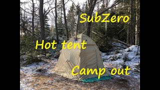 SubZero Hot tent camp, Bereg UP2 mini and Gstove