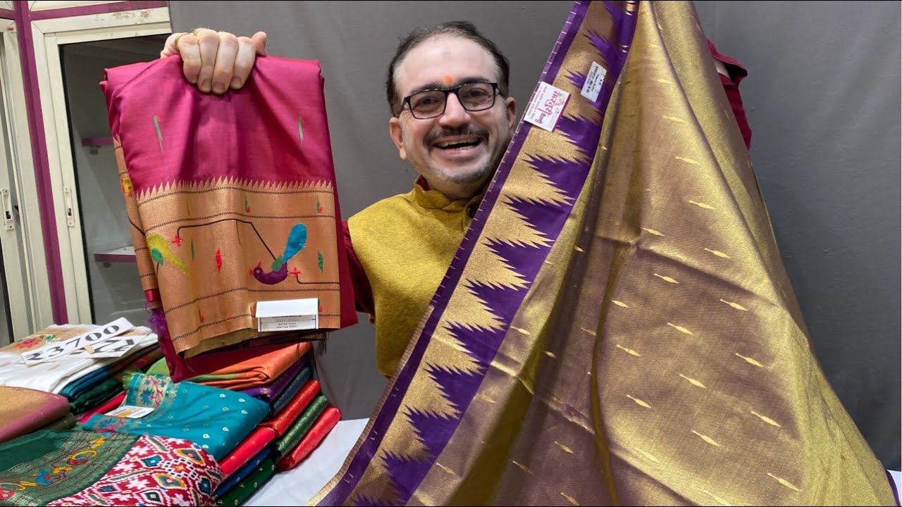 Tissu and Soft Silk Paithani Collection |  Kasturi Paithani Yeola | 