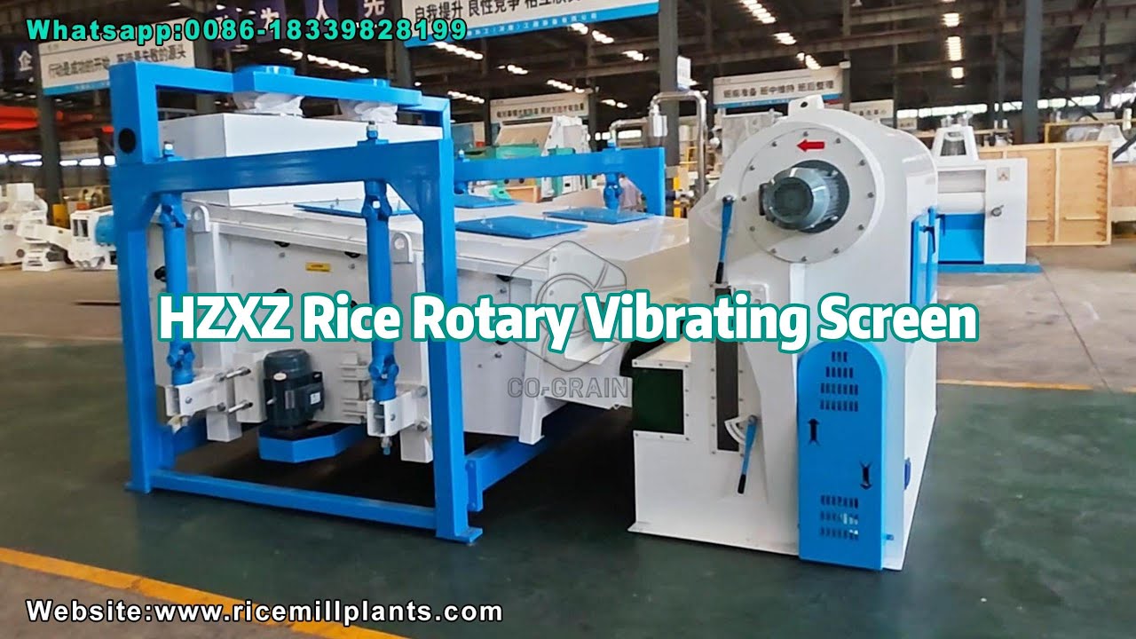 Rice Rotary Vibrating Screen | Rice Cleaning Machine for Sale