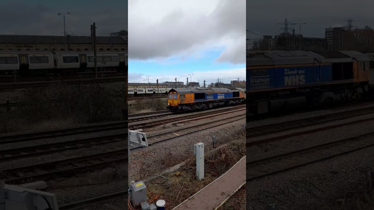 66713 NHS Livery name plate Capt Tom Moore 