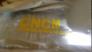 TEST RUN Sewing the CNC Molds Logo