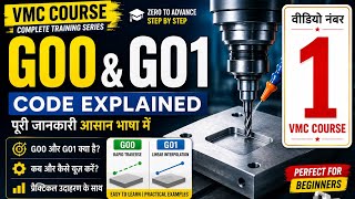 Introduction to G-Code | Full Explanation of G00 and G01 Codes | VMC Operator Course