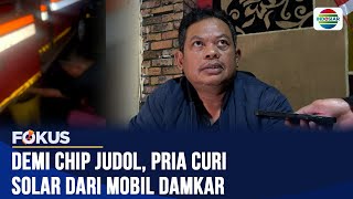 Kecanduan Judi Online, Pria Curi Solar dari Mobil Pemadam Kebakaran untuk Membeli Chip Judi | Fokus