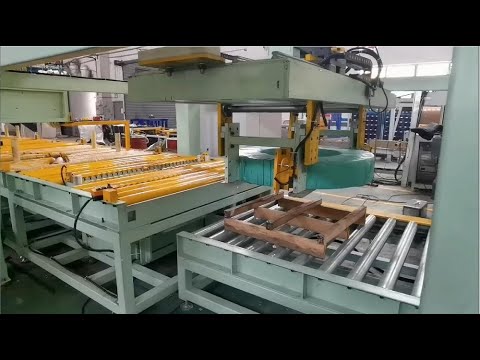 Steel coil packaging line commissioning video FHOPE