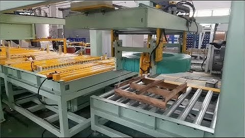 Steel coil packaging line commissioning video  FHOPE