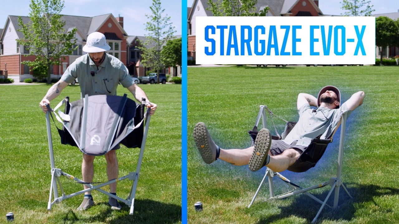 A Camp Chair That Feels Like a Hammock - YouTube