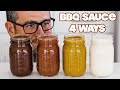 Making Homemade BBQ Sauce 4 Ways » Sweet | Vinegar | Mustard | White