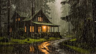 Gentle RAIN Sounds for Sleeping Dark Screen - Black Screen - Dark Screen Nature Sounds