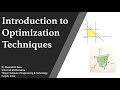 Introduction to Optimization Techniques