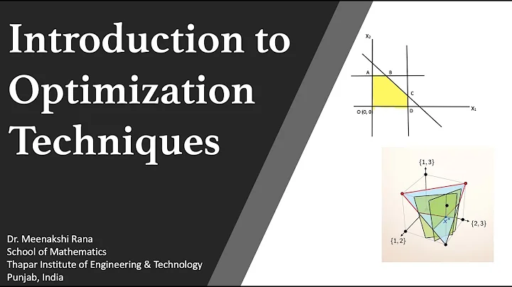 Introduction to Optimization Techniques
