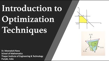 Introduction to Optimization Techniques