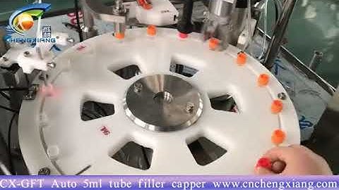 CX-GFT 5ml test tube filling machine,filling capping machine for test tubes