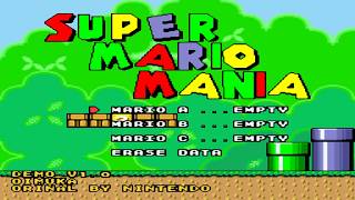 [SNES] Super Mario Mania (Demo 1)