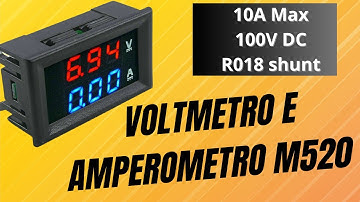 Voltmetro e amperometro M520 spiegato semplice per maker e hobbisti.