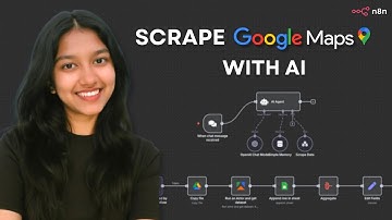 Bouw een AI-agent die Google Maps scrapt (n8n+Apify)