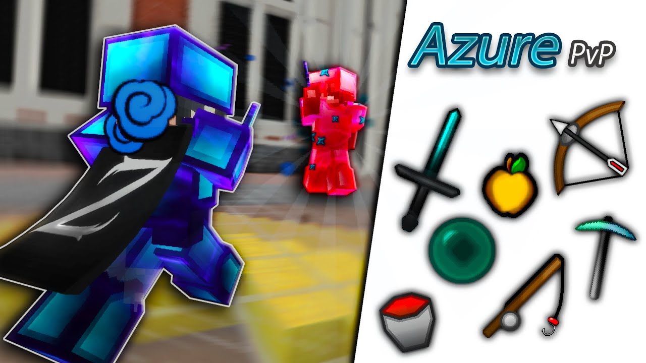 Azure UHC | Minecraft 1.8.9 PvP TEXTURE PACK Showcase | ( +Download