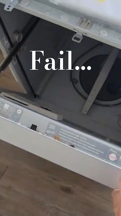Smelly Dishwasher Pump Replacement - Whirlpool #dishwashers #diy #howto #fail