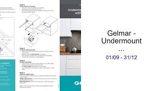 Gelmar - Undermount Runner with Push Open & Soft Close 01/09 - 31/12 screenshot 3