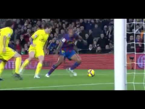 Thierry Henry vs Villareal new match comp 2010