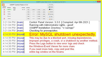 [FIXED] XAMPP Error: MySQL shutdown unexpectedly | Repair Corrupted Database