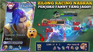 ZILONG RACING NABRAK PENJOKO PAKE FANNY?!! Gila Ini Fanny Nya Bukan Abal' Jago Banget!!!