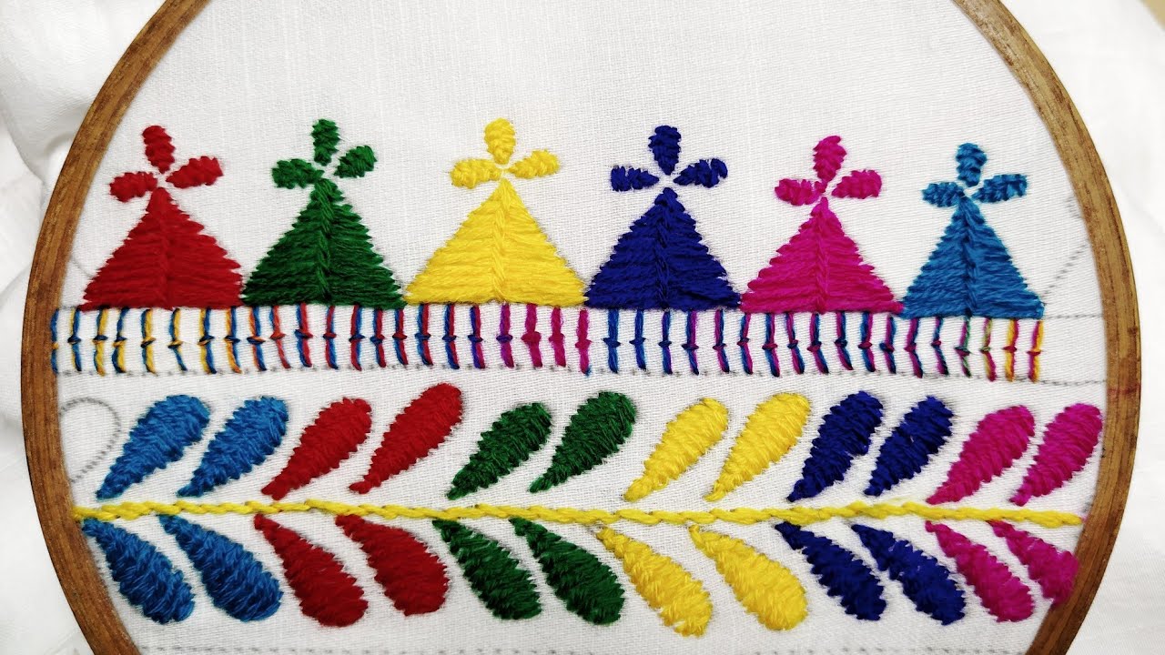 Download Hand embroidery design Sindhi Work : Hand Embroidery : Gujarati gamthi Work. @Heena Dholakiya