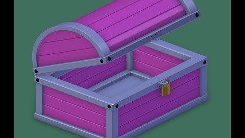 Blender: Modeling An Open Treasure Chest