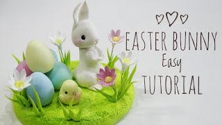 EASTER BUNNY | CLAY MODELING TUTORIAL | Patricia Santoro | 復活節兔子 | 黏土捏塑課程 |